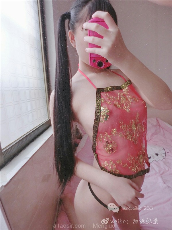微博少女@福利姬@萌白醬&甜味彌漫之透視肚兜（41P） COSPLAY-第1張