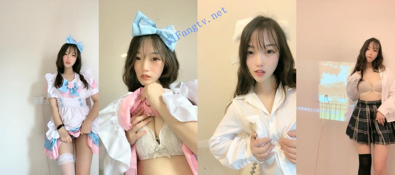 清纯女仆JK萝莉 是小樱子呀 跳蛋自慰大秀超粉嫩小穴 图 01