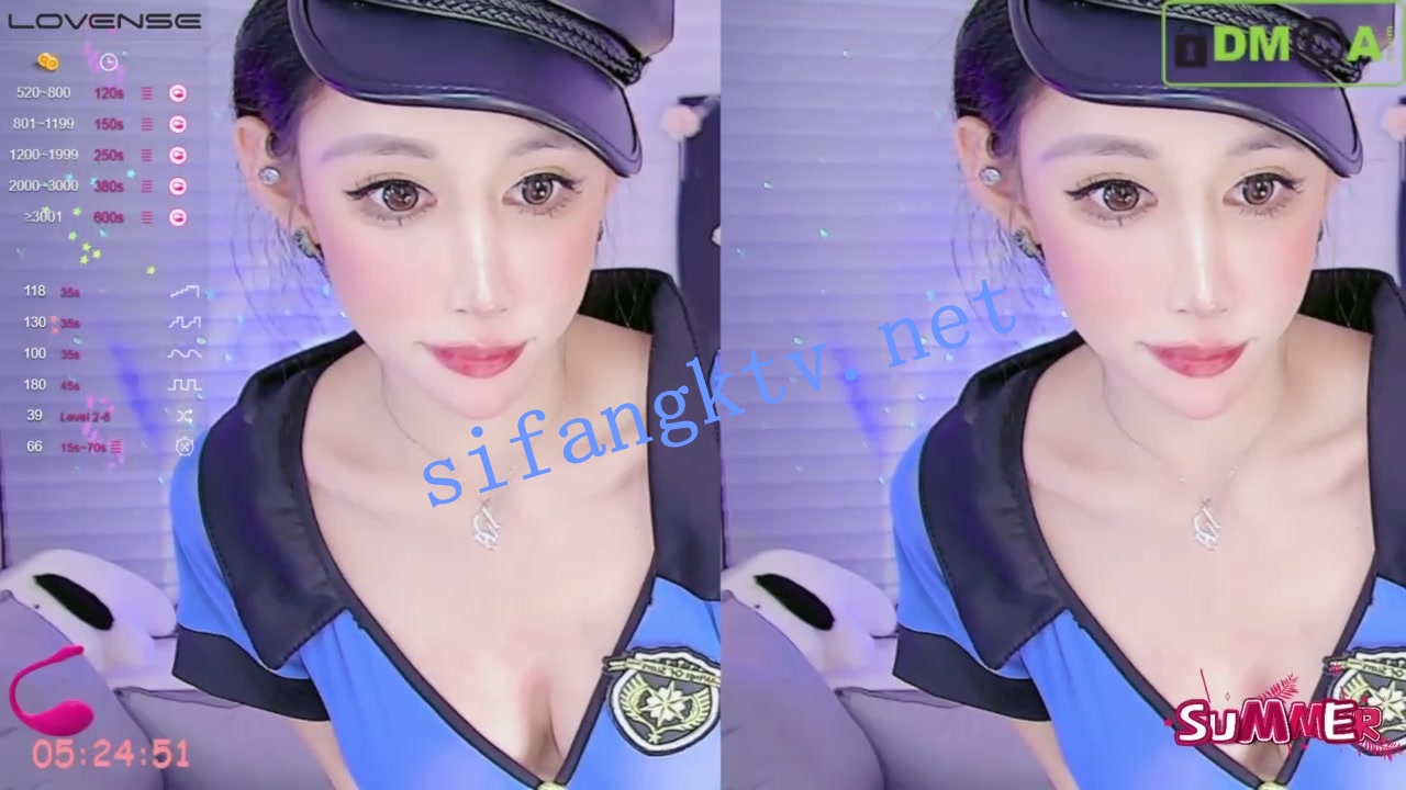 高清录制女神 Summer_Ki 空警制服~激情骚舞~黑牛自慰大潮喷 图 09