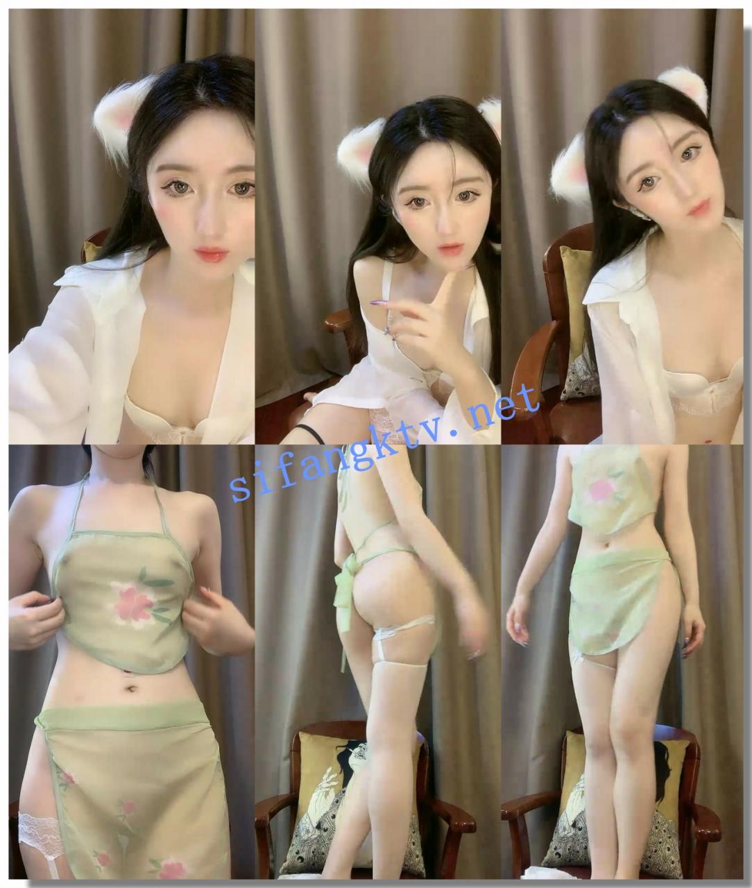 ██网红~ 希希子 剪掉垃圾~剩下精华~透明肚兜~收费大秀~ 图 06