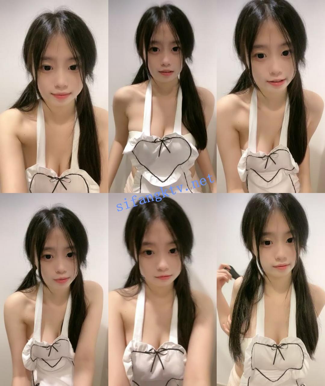 佛系少女☸G奶校花女神 菠萝果酱 全裸道具抽插流白浆 图 01