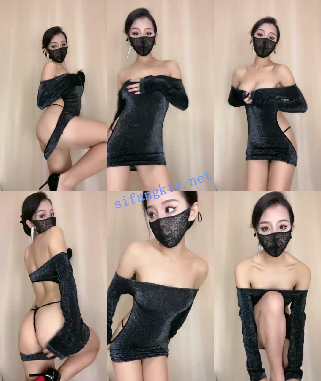 ☸3位女主 北欧小野猫 性感黑丝包臀裙 G奶魔鬼身材 扣穴 图 01