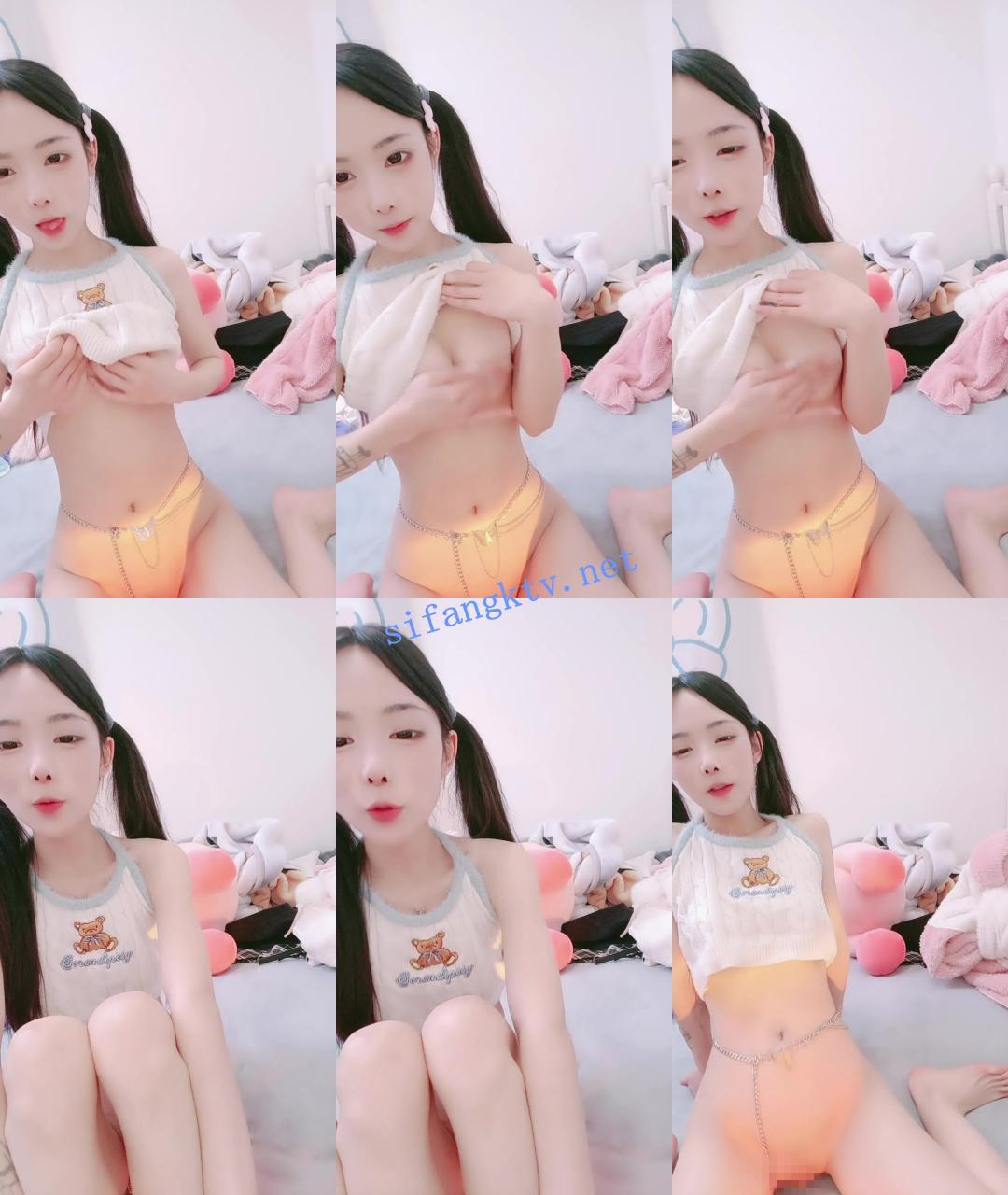 ⚫️幼齿小萝莉 爱吃酸菜鱼 罕见露脸~粉嫩小穴~自慰好爽 图 01