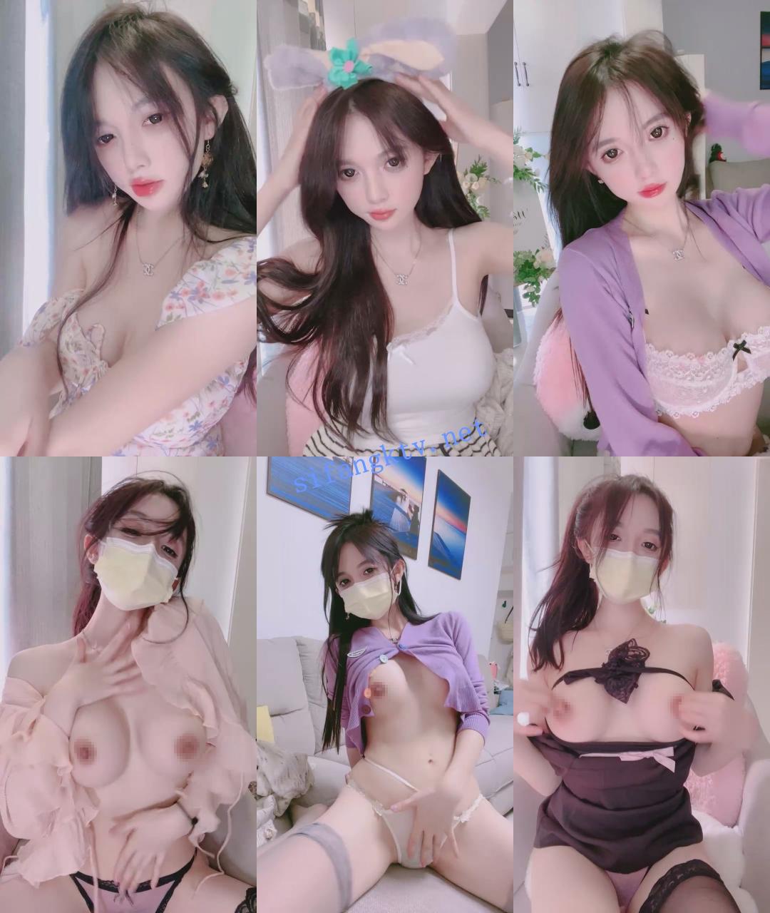 ♆♆ 禾书也 少女椰子~ ~雪白美腿~G奶挑逗~掰穴柔逼 图 01