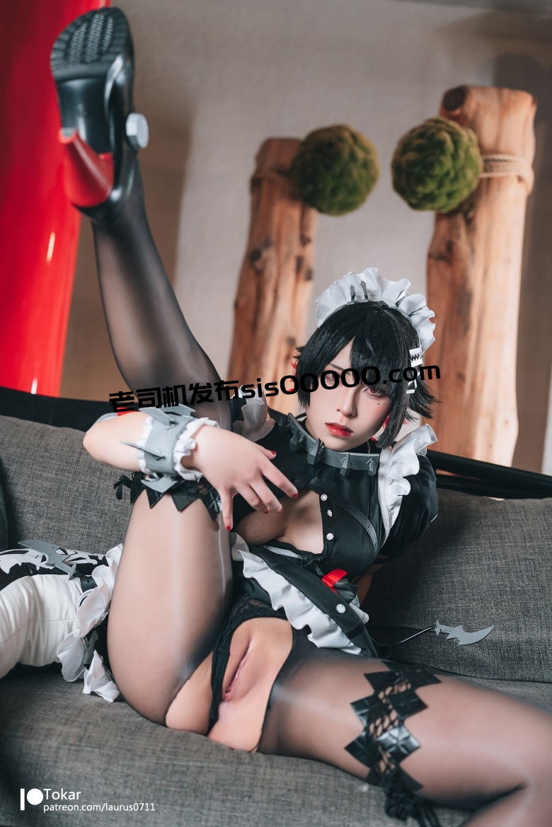 Patreon【浵卡】cos艾蓮喬 巨乳白虎，口交幹炮一條龍，黑絲足交超帶勁