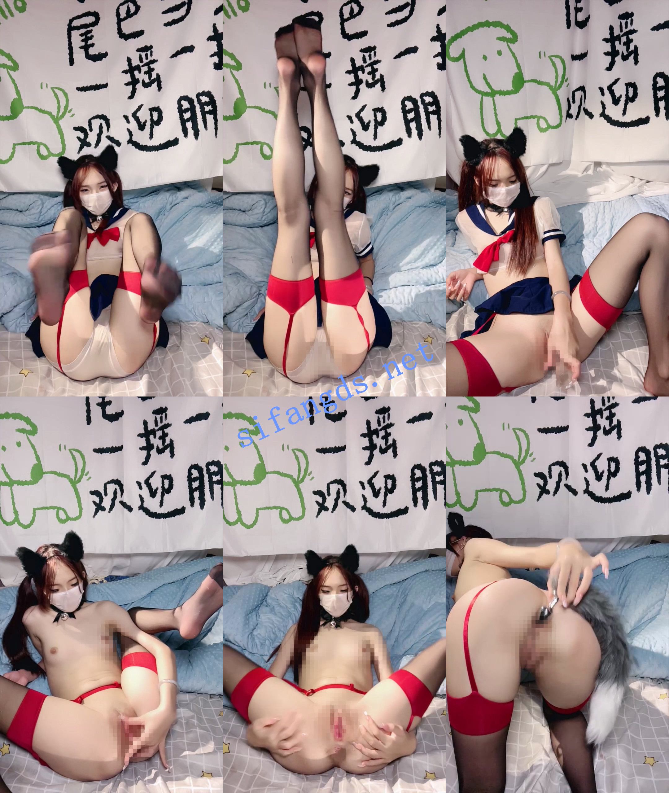 你的鱼宝 邻家小女孩~JK学生服~道具自慰爆菊~喷水 图 02