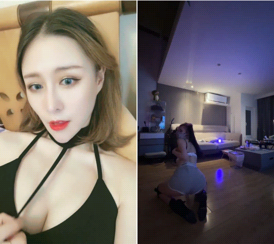 FU，甜心高人气妖艳主播-蓝也nikki 一对一极致诱惑！[某房原版]【1.39G】