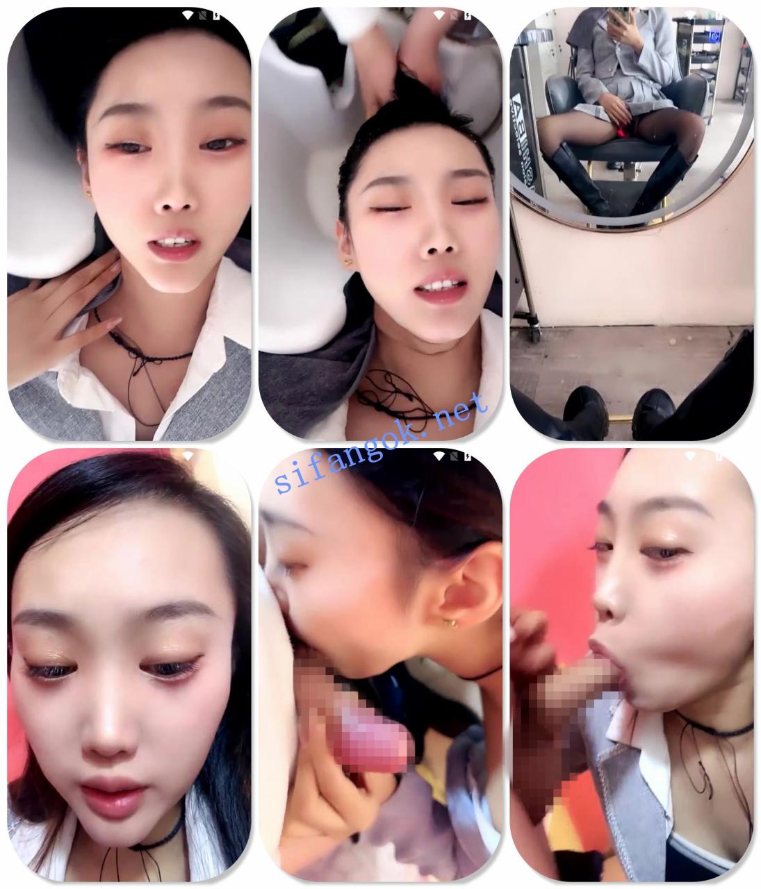 ██ 户外勾引 美女先去洗个头发,啪啪大秀,拳交~口爆 图 03