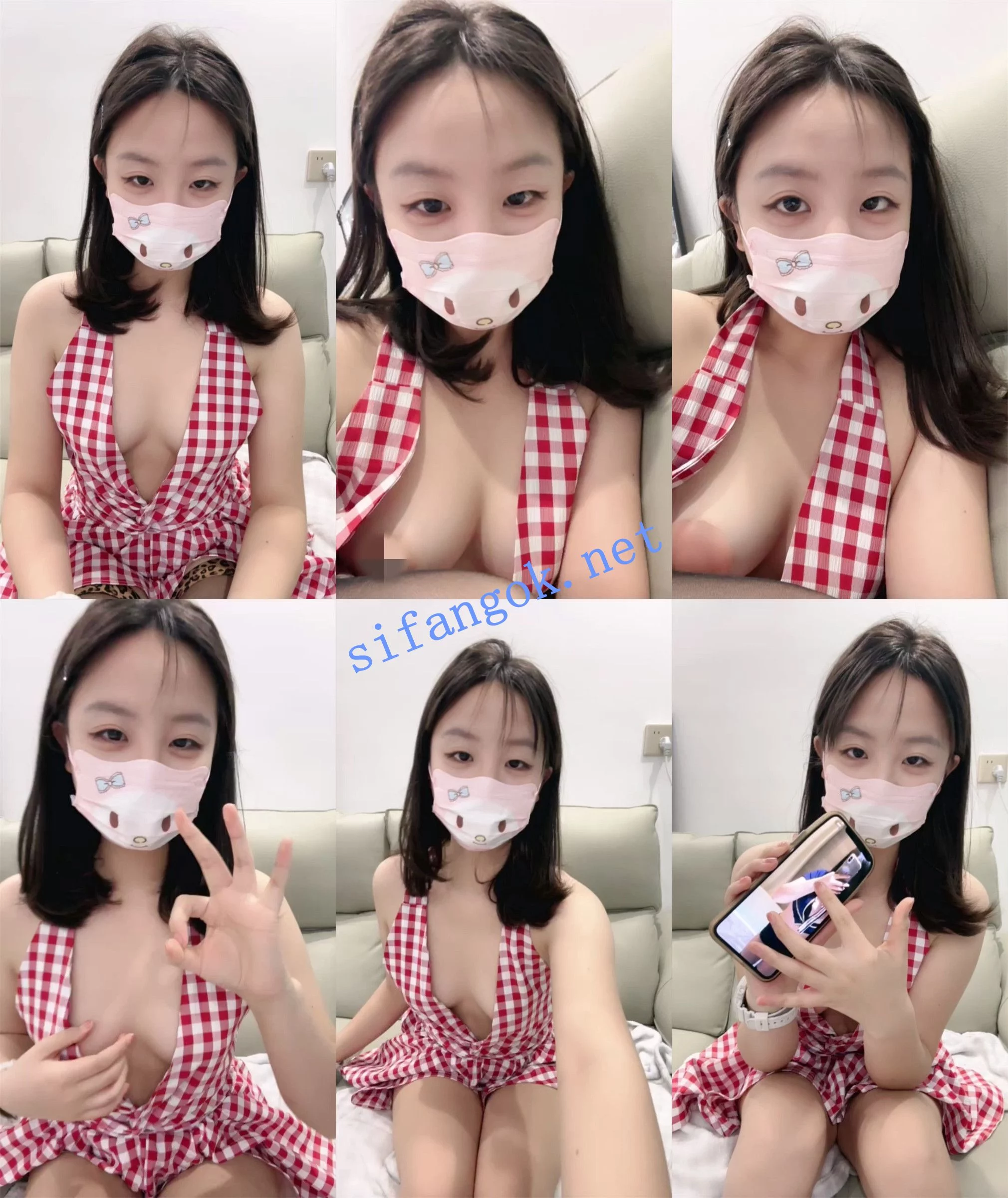 清纯校花!口罩都遮不住的美~ 学妹晴天 道具自慰!狂撸~ 图 01