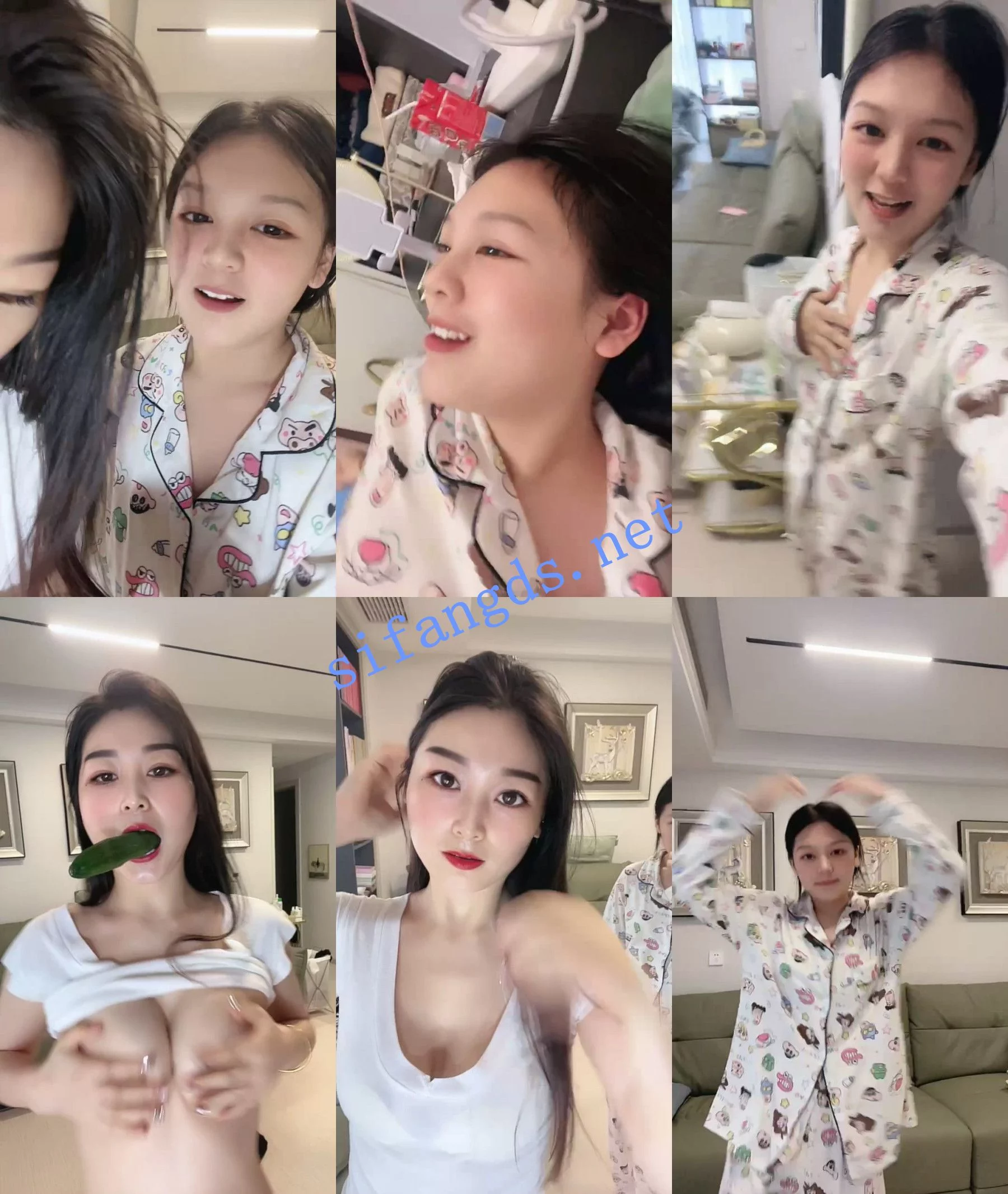 天花板双胞胎~ 极品浪浪 服侍大佬~三人斗地主玩游戏互舔 图 04