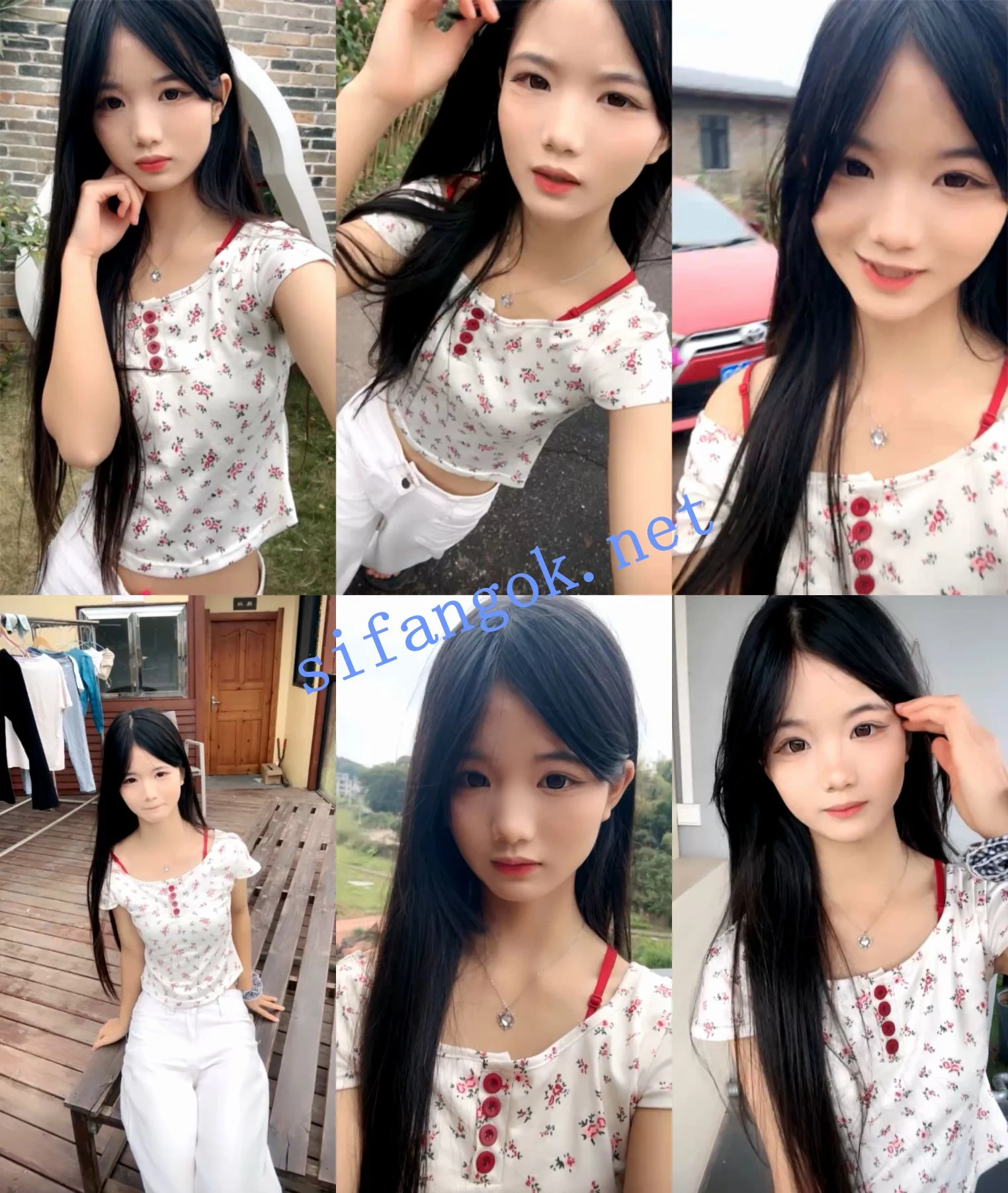 √农村女孩~ 07水嫩宝宝 满分颜值~满村溜达露出~自慰 图 01