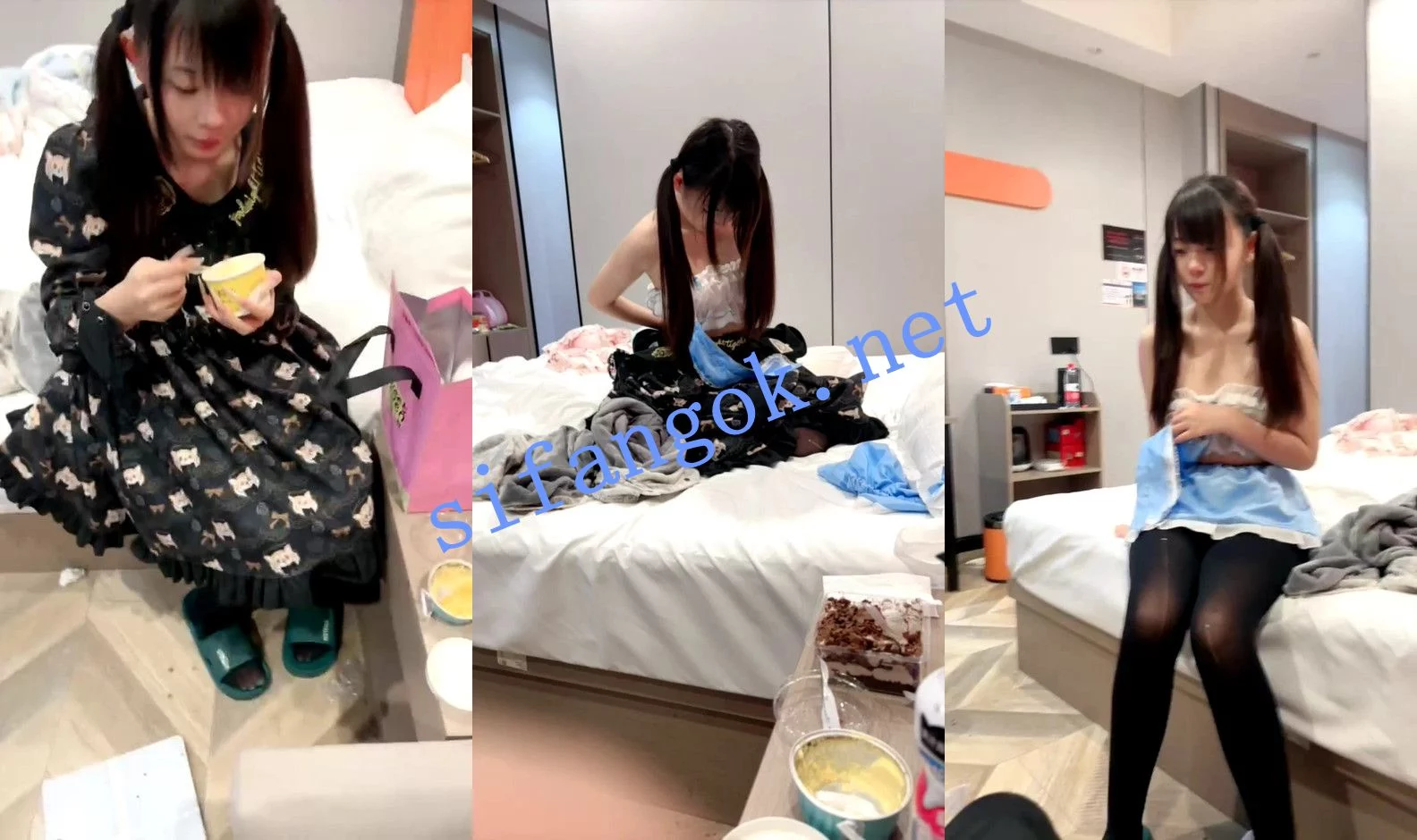 ⚡ 07少萝芊芊宝 在酒店和双马尾性爱play~女主气到大哭~ 图 01
