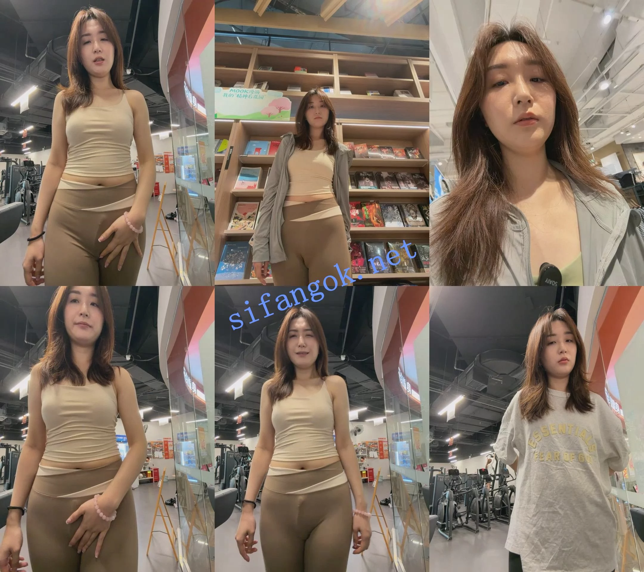 ♆ KK-328 气质御姐! 阳台~健身房惊险露出~自慰! 图 03
