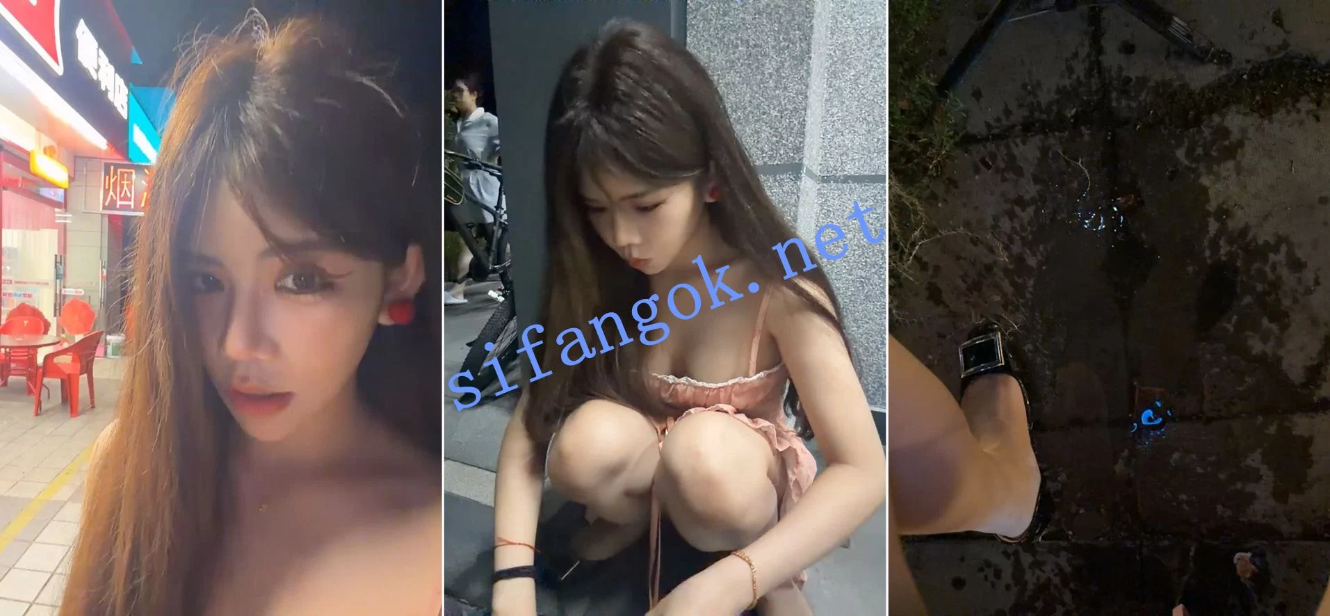 ❤️ST-1308 超炸裂!Selenaaaaa户外~小卖部前+夜市+单元楼下 图 09