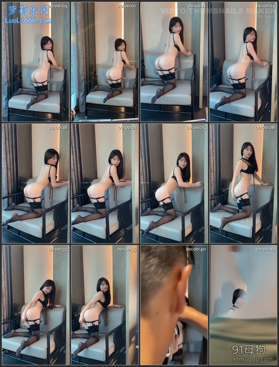 秀人网嫩模绾绾么 大尺度私拍黑丝OL+露点视频花絮写真 图 06
